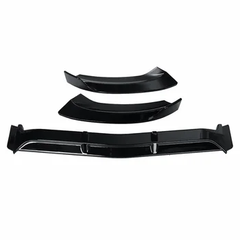 

W205 3pcs Car Front Bumper Lip Body Protector Kit Spoiler Diffuser For Mercedes For Benz C-Class W205 C250 C300 C350 2015-2018