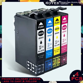

10PCS 603XL T603 compatible Ink Cartridges for Epson XP-2100 XP-3100 XP-4100 XP-4105 WF-2810 WF-2830 WF-2835