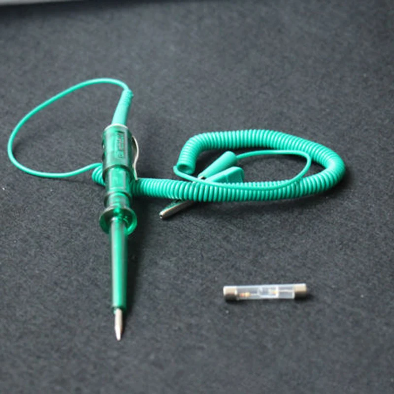 

DC 6 V-12 V-24 V Meters Pencil Auto Car Truck Motorcycle Voltage Tester w/ Clip Circuit Voltage Tester Green Car Accessories