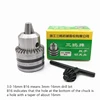SAN OU Durable 0.6-6mm Electric Drill Chuck B10 Thread Thread Keyed Drill Adapter With Chuck Key ► Photo 3/6