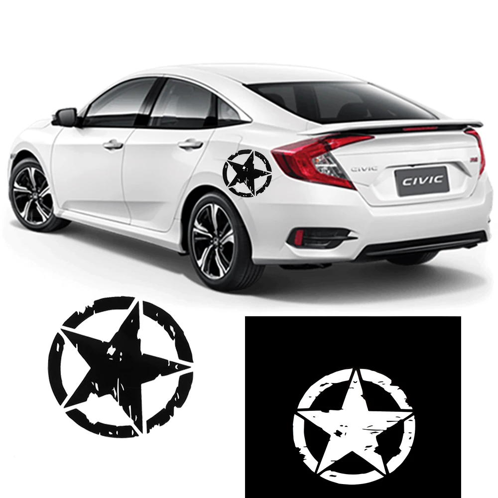 Автомобильные наклейки для Geely Emgrand Haima Roewe Yamaha R6 MT07 BTD армейский звездный узор