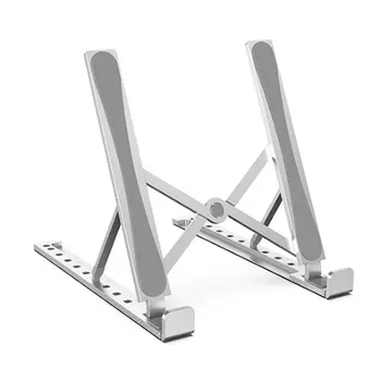 

Aluminum Alloy Multi-Range Adjustable Notebook Bracket Cooling Portable Desktop Tablet Universal Telescopic Folding Metal