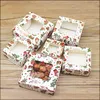 20pcs more size gifts box with window Marbling pattern paper christmas gifts package box candy wedding favors party supplies ► Photo 2/6