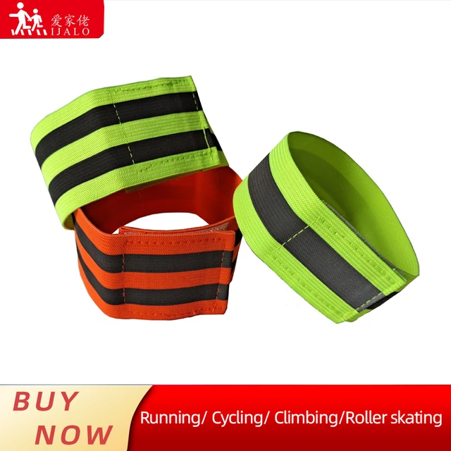 Brassard élastique de sécurité, bandes de coulée, sangles de jambe de  rinçage, bande réfléchissante pour jogging de nuit, vélo, course à pied -  AliExpress