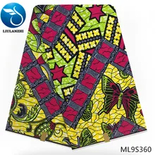 LIULANZHI африканская восковая ткань Новое поступление мультиколот хлопок батик ткань для одежды Анкара настоящий восковой ML9S360-ML9S382