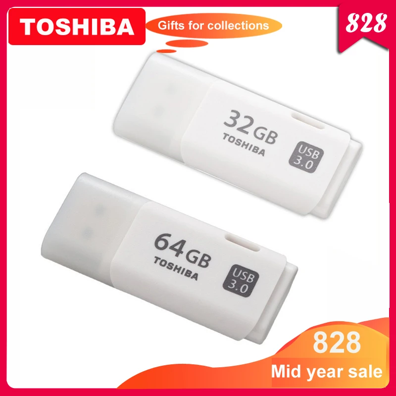 TOSHIBA U301 флеш-накопитель USB 3,0 64 ГБ 32 ГБ флеш-накопитель мини-карта памяти Флешка U диск флешки