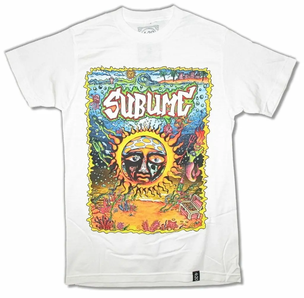 Sublime Sea World 40 Oz To Freedom белая футболка новая официальная СКА панк