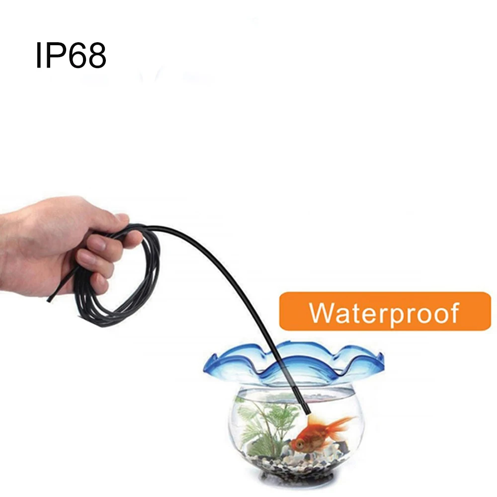 8 мм USB Камера 1080P HD IP68 Водонепроницаемый 8 светодиодный Тип C мини-эндоскоп 5/10 м гибкая Инспекционная камера эндоскоп бороскоп для Android ПК
