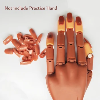 

400 pcs False nails Professional Nail Tool Practice Hand Nail Manicure Tools Contains 5 Sizes
