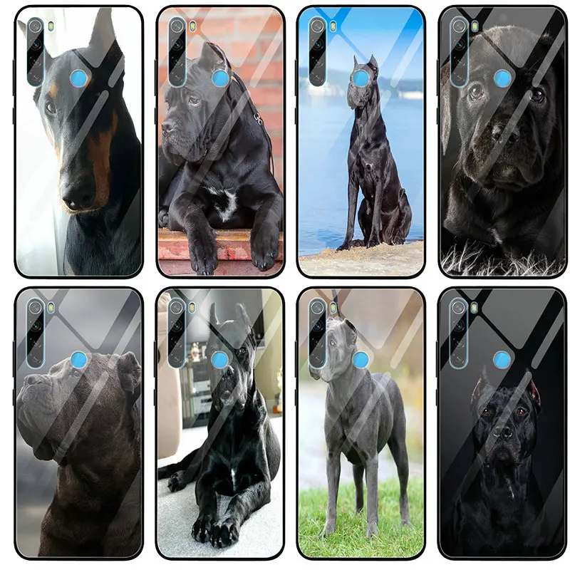 Italian Dogs Cane Corso Mastiff Tempered Glass Case For Xiaomi Mi Redmi Note 4 4X 5A 5S S2 7 7A 8 8A 9 SE A1 A2 Lite Plus | Мобильные