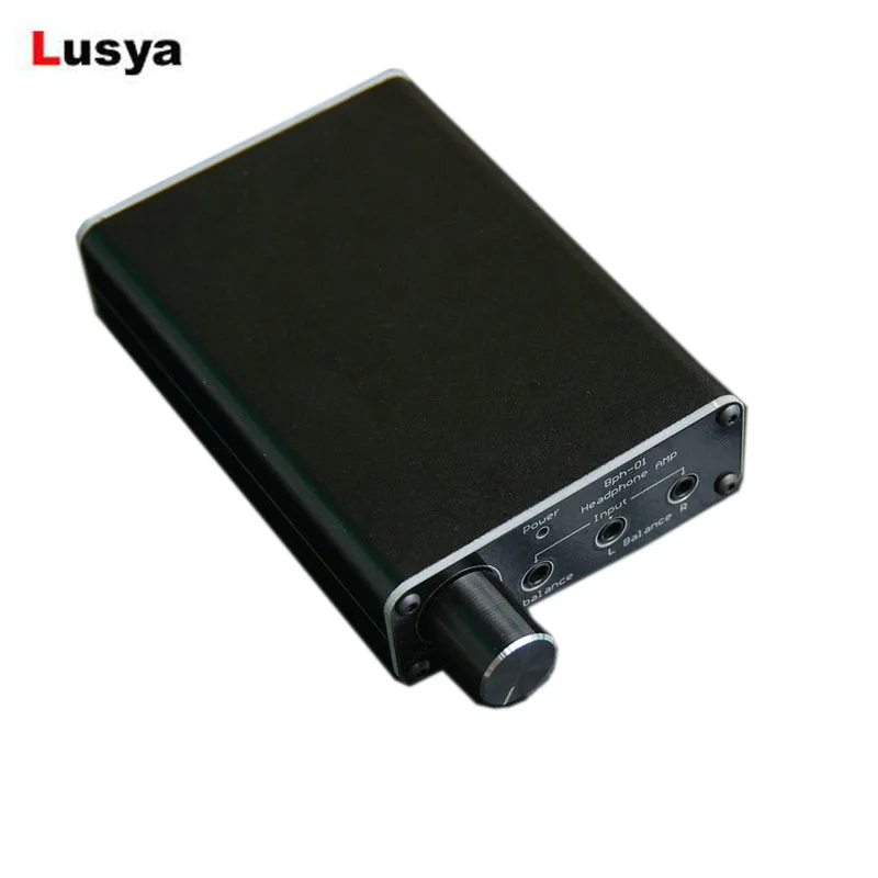 Dual TPA6120 Portable HiFi Full Balanced Audio earphone Amp headphone amplifier supports single ended input output T1397