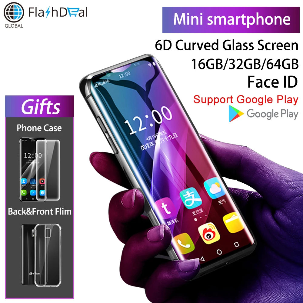 K-Touch I10 супер мини 4G мобильный телефон Google Play четырехъядерный 3,46 дюймов изогнутый экран смартфон 3 Гб 64 ГБ Android 8,1 сотовый телефон