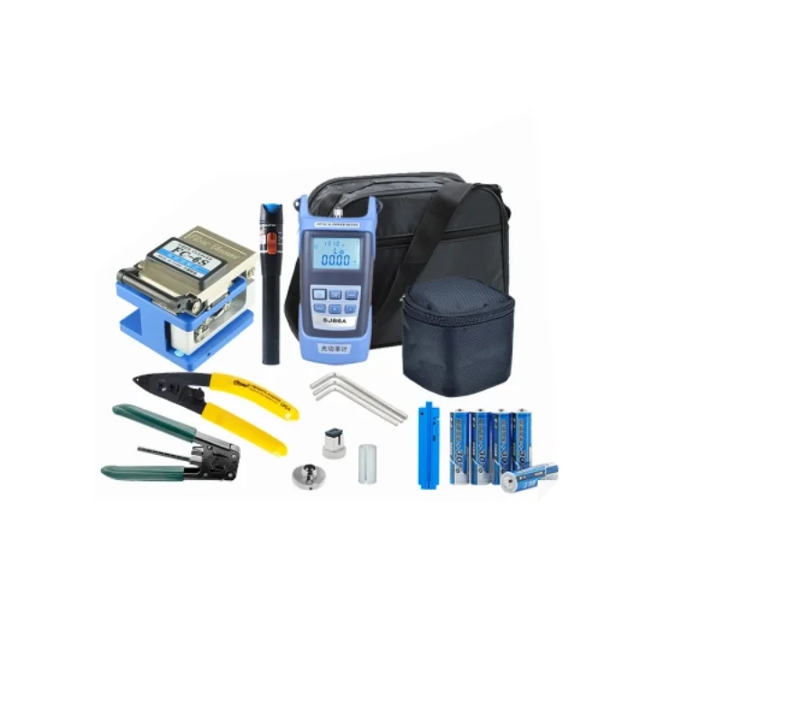 Ftth-Tool-Kit Инструменты инструмент для зачистки проводов-сумка Кливер визуальный-неисправность волоконно-оптический с Fc-6s-Fiber