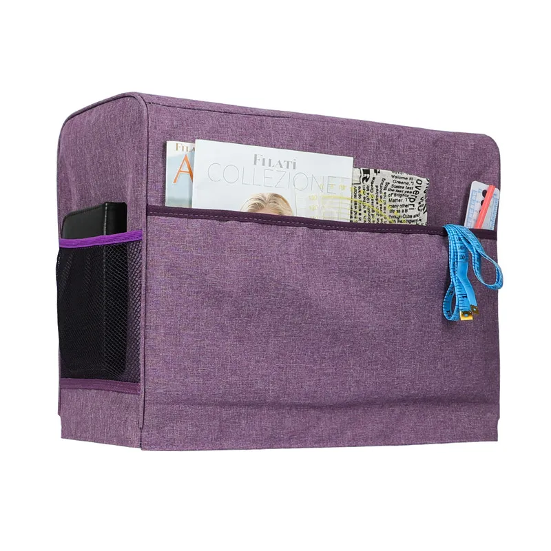 KOKNIT, большая емкость, пылезащитный чехол для швейной машины с карманами для хранения, Портативная сумка для хранения, сумки для швейной машины для женщин, подарок для мамы