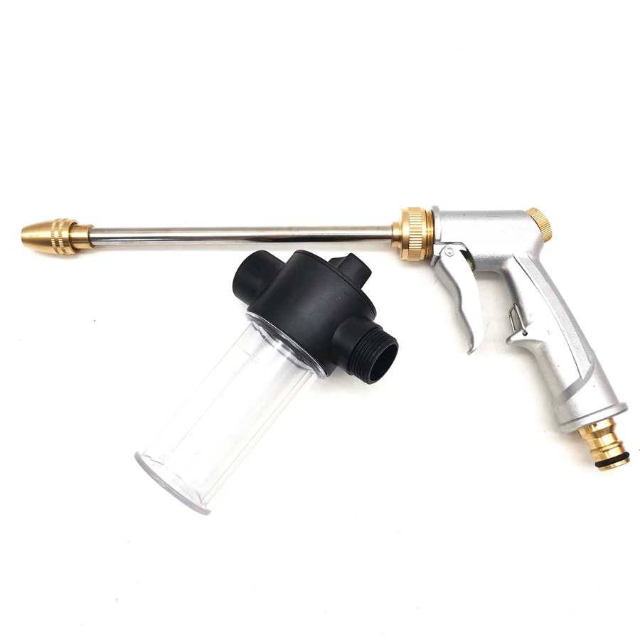 High Pressure Spray Washer Foam Water Gun Car Wash Garden Cleaning Tool 3/4" Fit