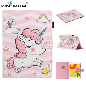 

Cute Cartoon Cat Butterfly Unicorn Cover for Apple iPad 2018 2017 9.7 Case Coque Funda for iPad Air2 Air 2 5th 6th Generation