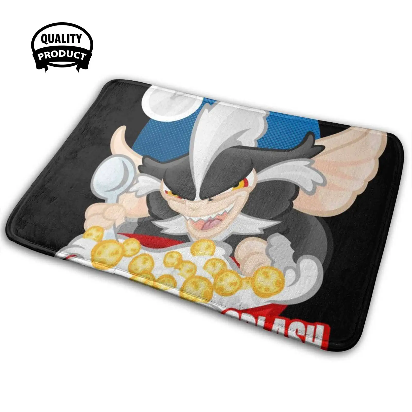 Midnight Crunchy Comfortable Door Mat Rug Carpet Cushion Cereals Box Breakfast Gremlin Gremlins Mohawk Stripe Gizmo Poop Kaka | Дом и сад