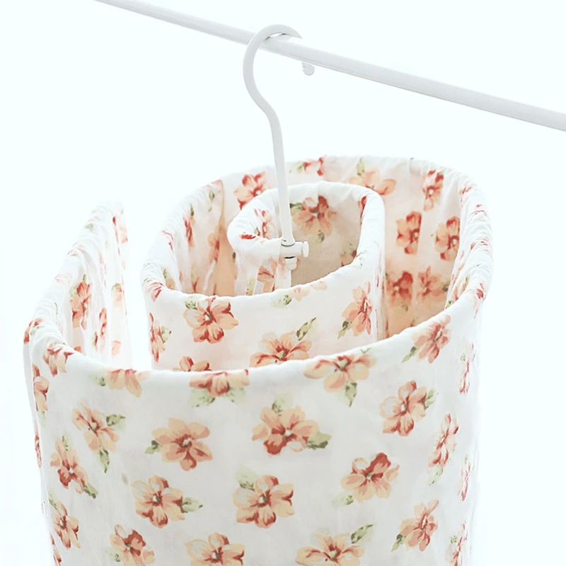 Spiral Bed Sheet Rack Laundry Drying Space Saving Duvet Cover/Blanket/Bed Sheet Hangers Rotating Clothes Rack