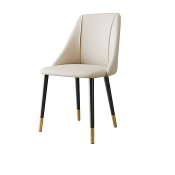 

Modern Dinning Chair Bedroom Study Living Room Solid Wood Applicable Dining Chair Nordic Luxury Coffee Office Meeting Golden