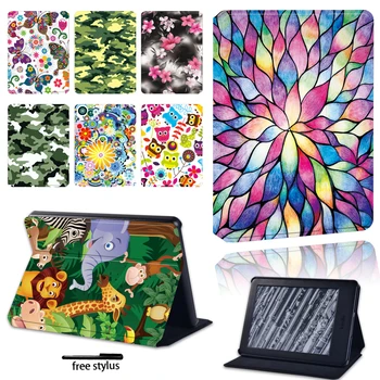 

Tablet Case for Amazon Kindle Paperwhite 1/2/3/Paperwhite(5th/6th/7th/10th)/Kindle (10th /8th)6 Inch Tablet Stand Shell+Stylus