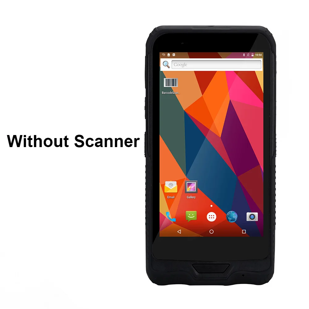 Высокое качество " сборщик мобильных данных ручной КПК терминал 4G Android 1D/2D сканер штрих-кода с зарядной колыбелью Пистолетная ручка - Цвет: without Scanner