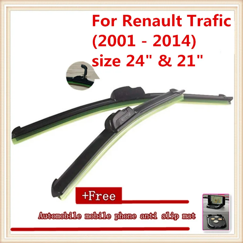 Car windshield wiper Blade For Renault Trafic (2001 2014),size 24" & 21