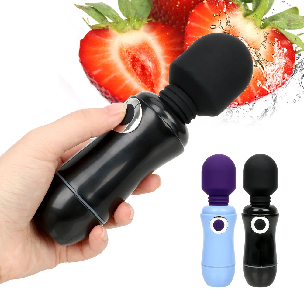 Hot USB Stronger Mute Female Mini AV Vibrator Magic Wand Massager Clitoris Stimulator Adult Sex Toy Clit Mastrubator For Women 1