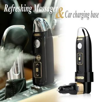 

Multi-functional Car Humidifier Diffuser Vibrating Massager Car Air Humidifier Purifier Freshener with USB Car Charger