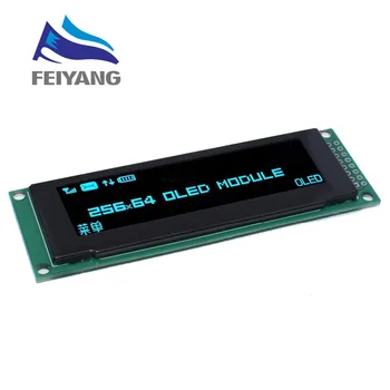 

10PCS NEW OLED Display 2.8" 256*64 25664 Dots Graphic LCD Module Display Screen LCM Screen SSD1322 Controller Support SPI