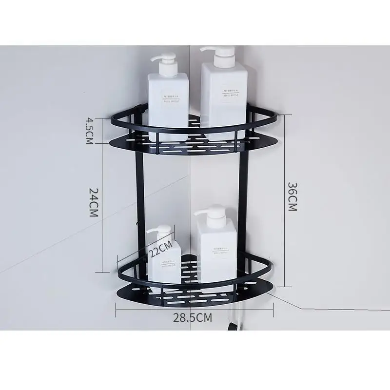 Version K Держатель для шампуня Etagere Porta, подставка для ванной комнаты, угловая полка для ванной комнаты - Цвет: Version K