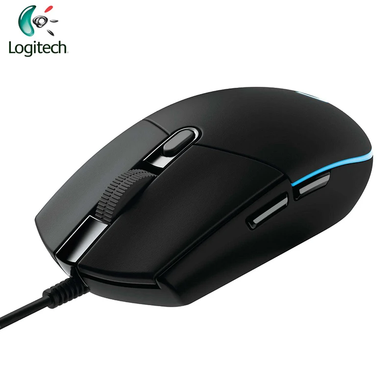 Новая Оригинальная проводная мышь Logitech G102 оптический кабель с удобной