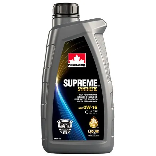 Масло моторное для бензиновых двигателей SUPREME SYNTHETIC 0W-16 (1 л) | Автомобили и