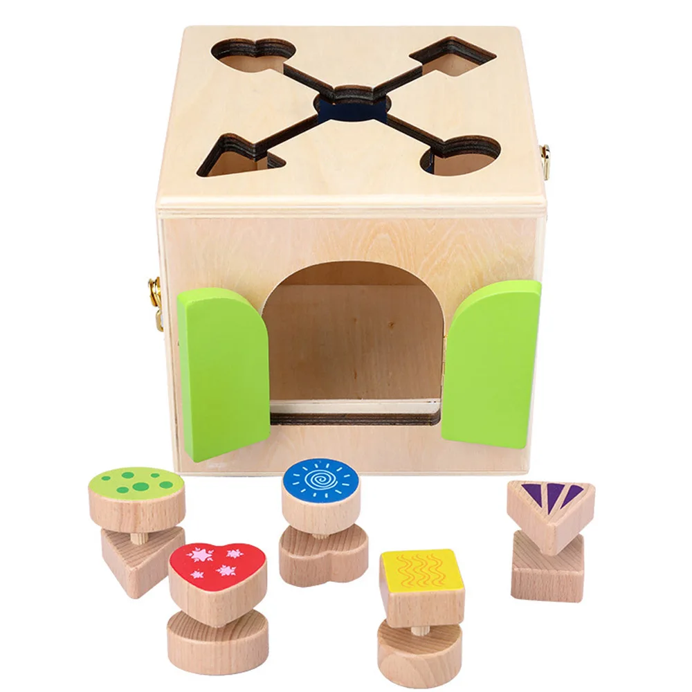  Montessori Teaching Multifunction Lock Box Set Baby Learning to Unlock Early Education Toys Practic