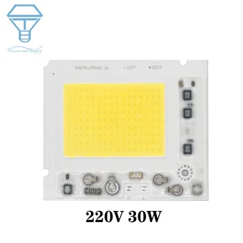 

Epistar LED Chip COB Lamp Smart IC AC220V 30w 50w 100w 150w 200w High Power Safe DIY for Outdoor Floodlight Spotlight Cold White