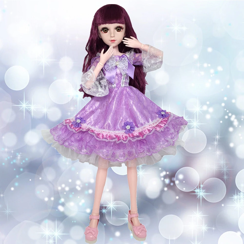 1 шт. Одежда для кукол Аксессуары Одежда для 60 см BJD куклы игрушки для девочек мода длинное платье Аксессуары куклы игрушки