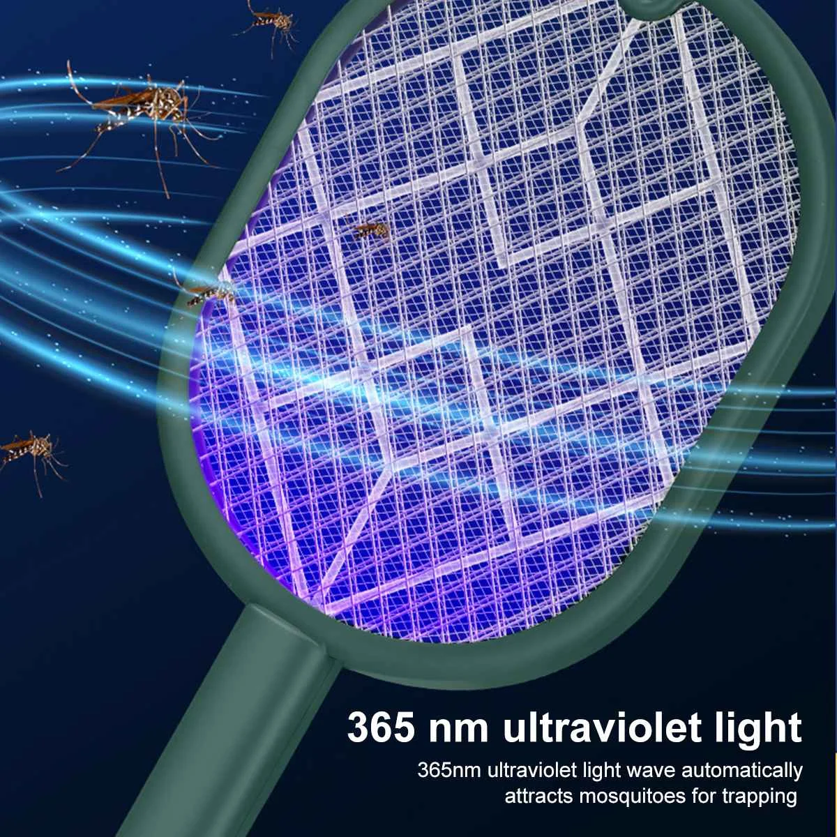 Venda quente 3000v elétrica inseto racket mata-mosquiteira