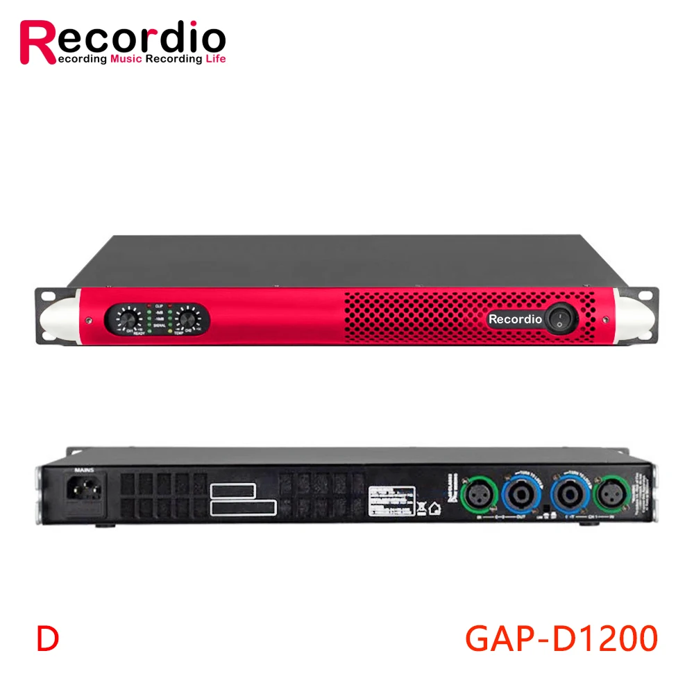 GAP-D1200 Professional 600W*2 power amp 2 channel m audio high power amplifier for Disco outdoor concerts