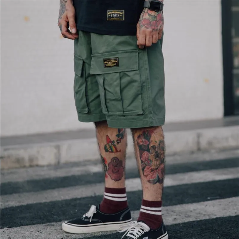 Мужские уличные брюки карго камуфляжные армейские военные виды спорта Одежда Большой мульти карман летние хлопковые Бермуды, шорты брюки