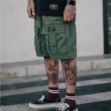 Мужские уличные брюки карго камуфляжные армейские военные виды спорта Одежда Большой мульти карман летние хлопковые Бермуды, шорты брюки