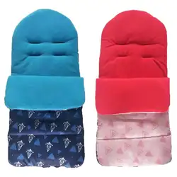 Водонепроницаемый спальный мешок для детской коляски на осень и зиму, теплый защитный чехол для ног для младенцев