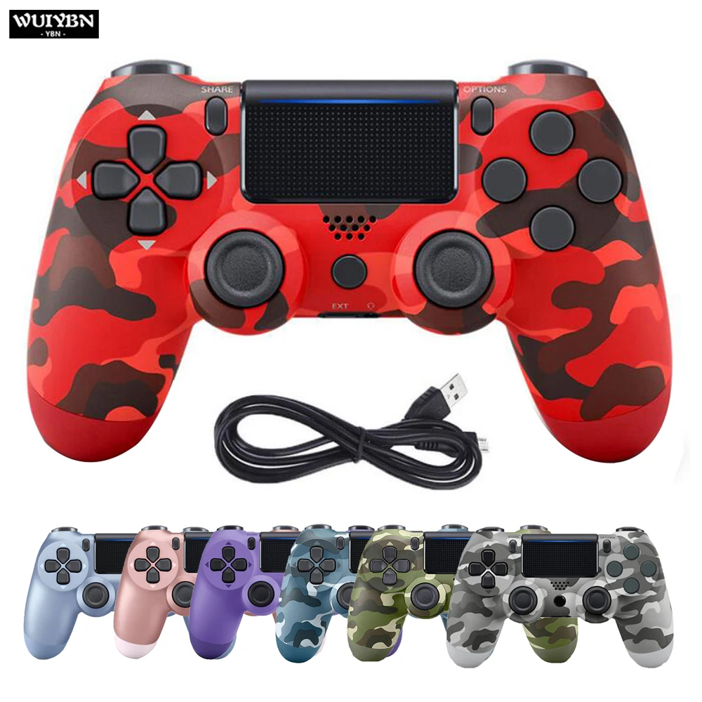 

WUIYBN NEW Bluetooth PS4 Gamepad Controller Wireless Joystick For PSONY Dualshock PlayStation 4 Game Console PC Steam