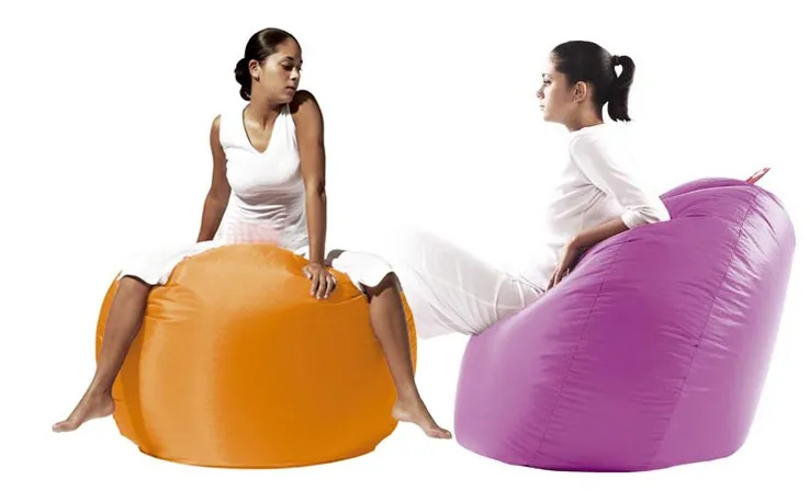 Зеленый остров bean мешок стул-облезая beanbag Подушка, круглое сиденье для взрослых