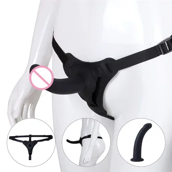 Strapon Dildo Harness for Couple Strapless Lesbian Sex Toys Dildo for Men Anal Massage Strap on Realistic Dildo Pants 2