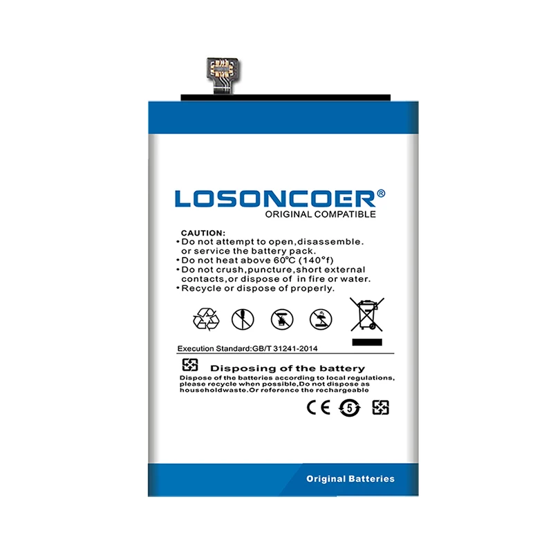 LOSONCOER BN51 5800 мач Сменные Аккумуляторы для Xiaoni Redmi 8 Redmi 8A Новые поступления Высокая емкость 0 цикл батареи сотового телефона
