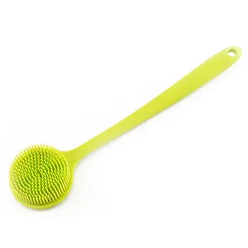 

Soft Silicone Body Bathing Brush Long Handle Bath Shower Brush Body Scrub for Back Scrubber Exfoliating Skin Cleaner