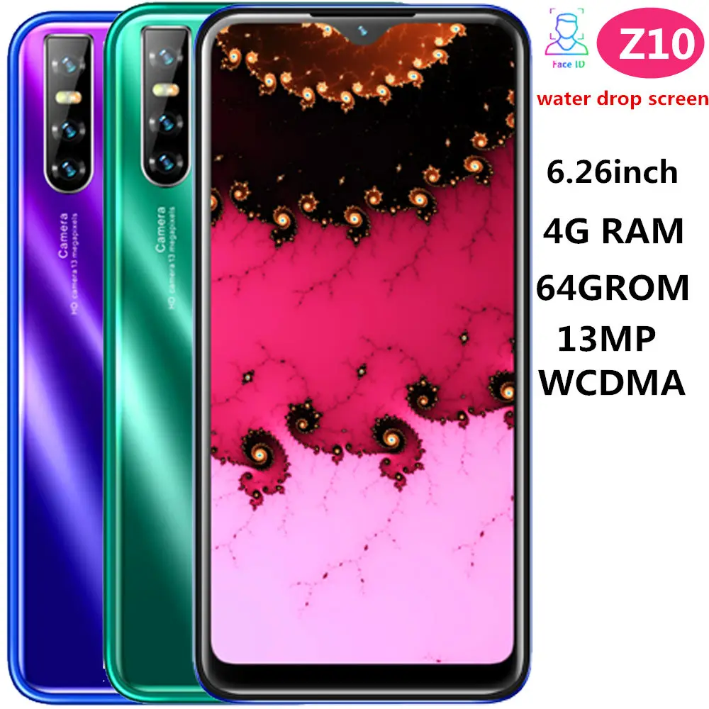 Z10 смартфон с четырёхъядерным процессором ОЗУ 4 Гб ПЗУ 64 ГБ 13 МП 6 26
