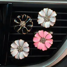 1 шт., автомобильный Дейзи цветок воздуховыпускное отверстие ароматный автомобильного воздуховыпускного отверстия освежитель воздуха диффузор