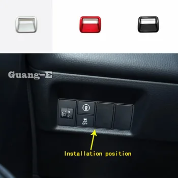 

Car Detector Styling ABS Front Head Fog Light Switch Button Trim Frame Lamp Parts Sticker For Honda Fit Jazz 2020 2021