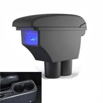 

For Suzuki Jimny armrest box +3USB Leather Center New Storage Box Modification