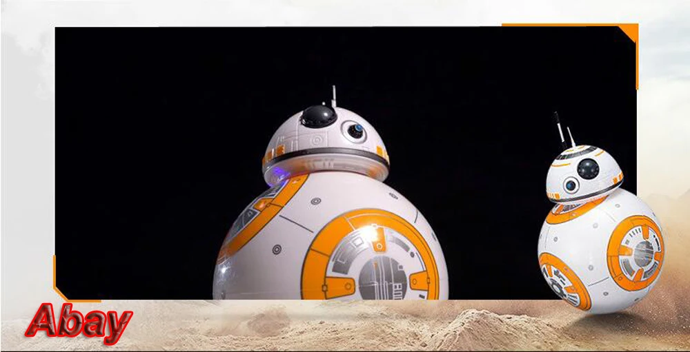 Звездные войны RC BB8 робот интеллектуальное обновление со звуком фигурка смарт-жестов индукции электрические подарочные шарики игрушка 2,4 г для детей